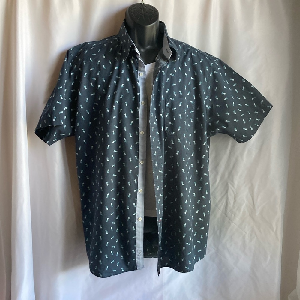 Cremieux Button Down Short Sleeves Shirt  Size XL
